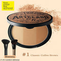 K-Beauty Matte Powder Contour Palette with Brush, Light, Smooth