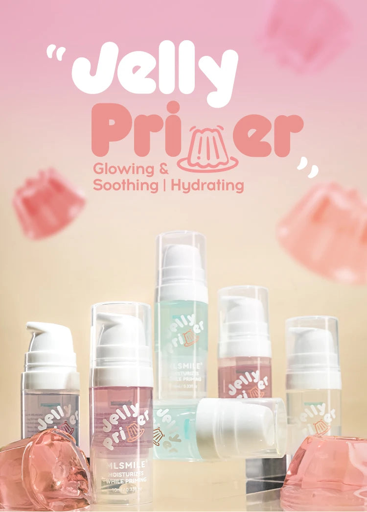 Hydration Boost Primer - Lightweight, Oil-Free, Matte Finish, Transparent Gel For All Skin Types