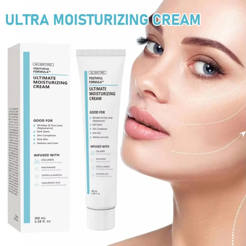 New Youthful Facial Moisturizer 100ml Nourishing Hydrating Whitening And Brightening Barrier Protection Deep Moisturizing Cream