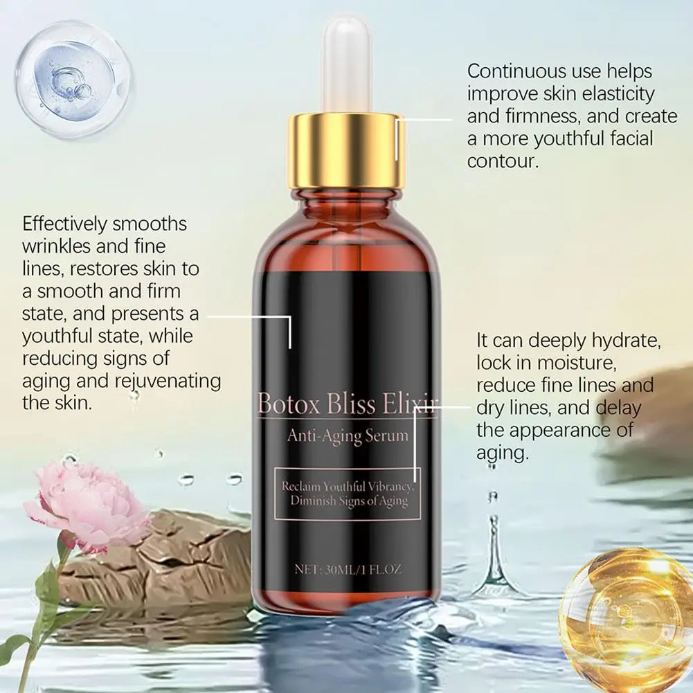 Moisturizing Serum Hydrating Improves Skin Texture Firms Brightens Reduces Fine Lines 30ml