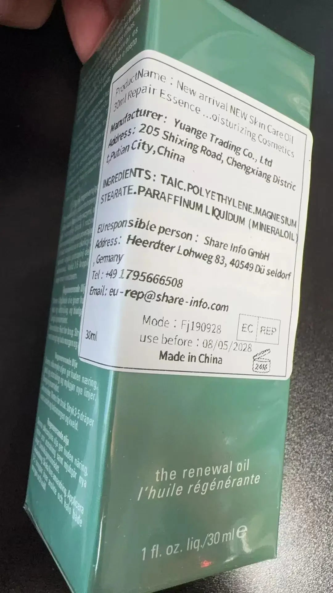 GOOD New arrival NEW Skin Care Oil 30ml Repair Essence Face Moisturizer