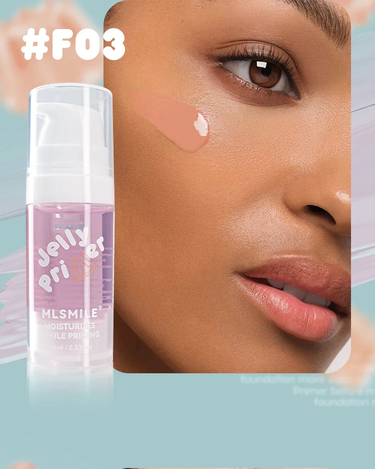 Hydration Boost Primer - Lightweight, Oil-Free, Matte Finish, Transparent Gel For All Skin Types