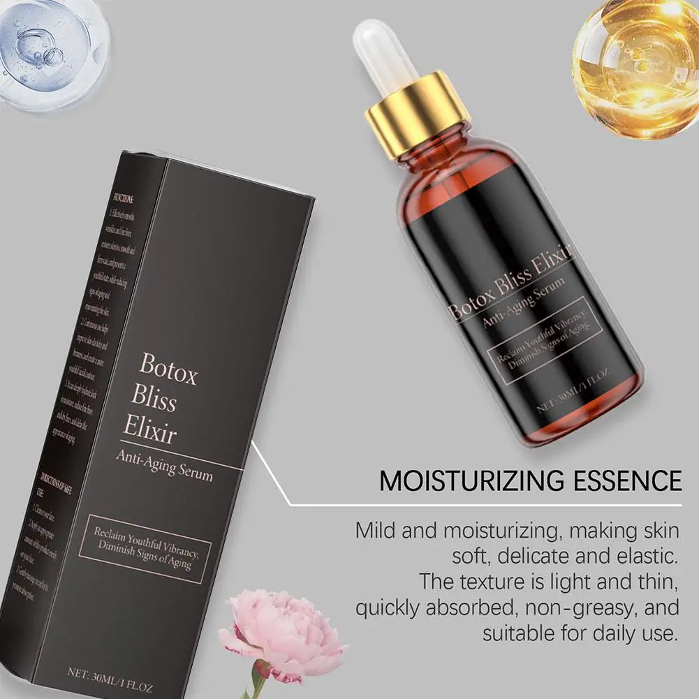 Moisturizing Serum Hydrating Improves Skin Texture Firms Brightens Reduces Fine Lines 30ml