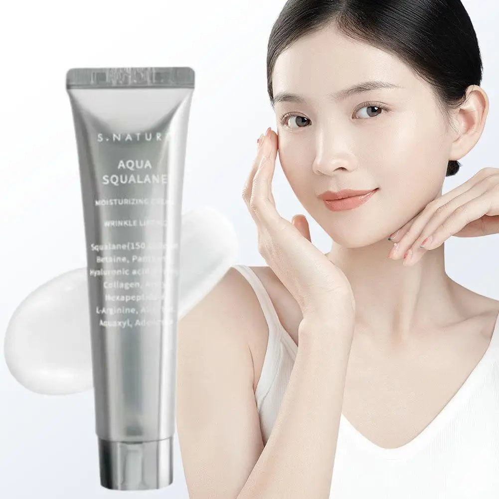 S.NATURE Squalane Serum Facial Cream Improve Skin Dullness