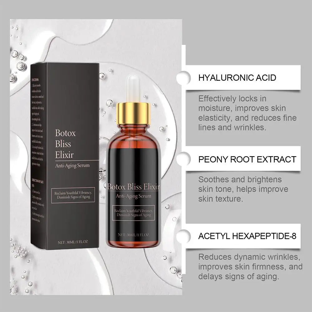 Moisturizing Serum Hydrating Improves Skin Texture Firms Brightens Reduces Fine Lines 30ml
