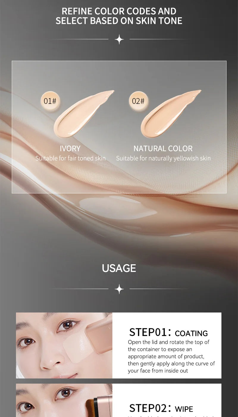 Clear and Moisturizing Foundation with a Natural Glow