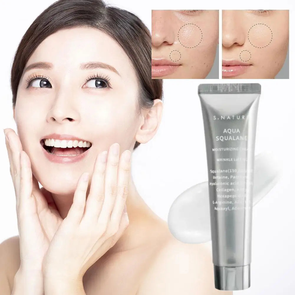S.NATURE Squalane Serum Facial Cream Improve Skin Dullness