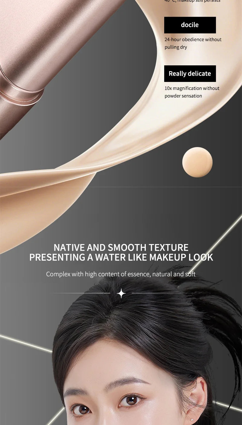 Clear and Moisturizing Foundation with a Natural Glow