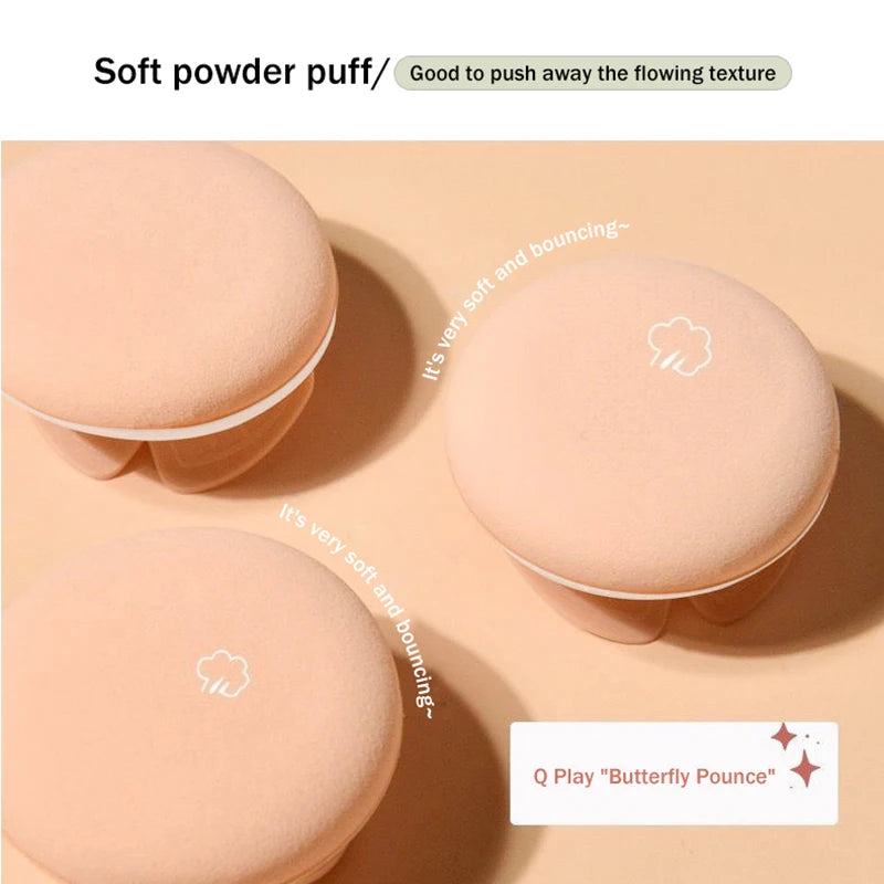 Air Cushion BB Cream Moisturizing Foundation Concealer Whitening Oil-control Waterproof Butterfly Powder