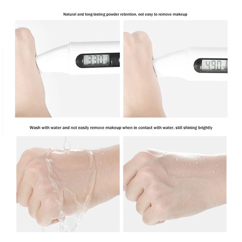 Air Cushion BB Cream Moisturizing Foundation Concealer Whitening Oil-control Waterproof Butterfly Powder