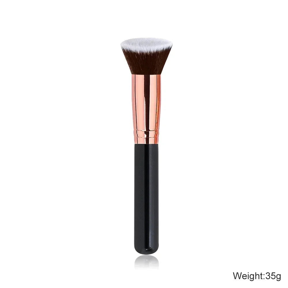 1pc Flat Makeup Brushes Kabuki Foundation Brush Liquid Cream Powder Contour Blending Face Repair