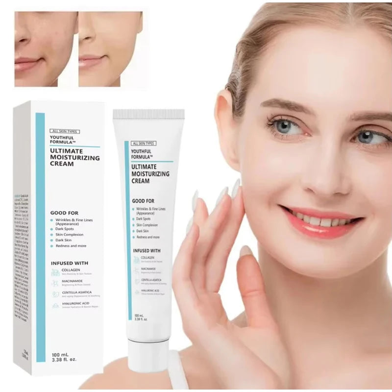 New Youthful Facial Moisturizer 100ml Nourishing Hydrating Whitening And Brightening Barrier Protection Deep Moisturizing Cream